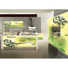 Home Use DIY 3D Glass Kitchen Cabinet